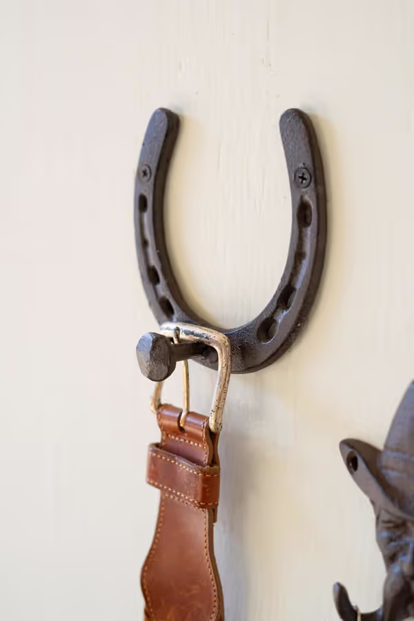 Cast Iron Horseshoe Hook