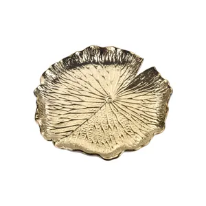 Lilypad Dimensional Wall Art - Set of 4 Gold 9