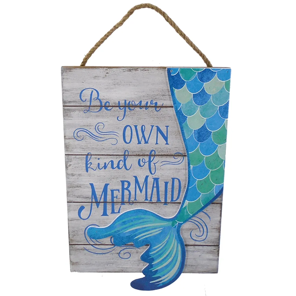 11-3/4" BE YOUR OWN MERMAID PLAQUE