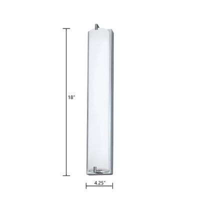Alto 18″ High Integrated LED Sconce - Chrome