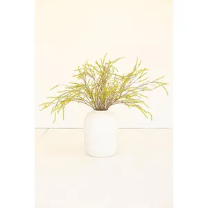 Artificial Green Willow Flowers Spray 1