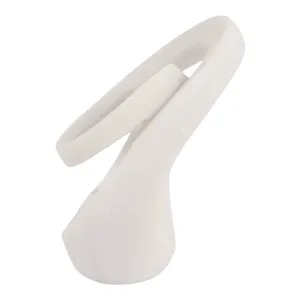 FIONAROSE WHITE CANDLE HOLDER 6 (IN) 7