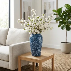 NOLANFORD BLUE VASE 17 (IN) 10