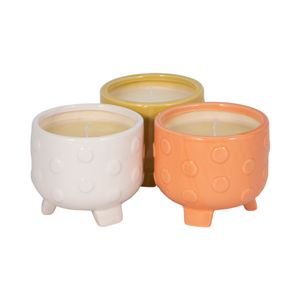 AIDENSHAW SET OF 3 BIG DOT CANDLE 5 (IN) 4