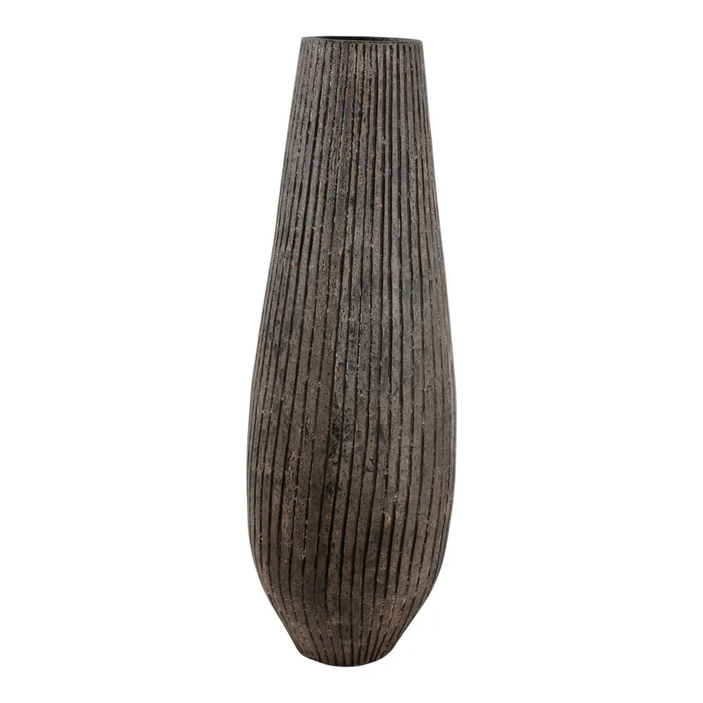 BRAMFORD BLACK VASE 39 (IN)