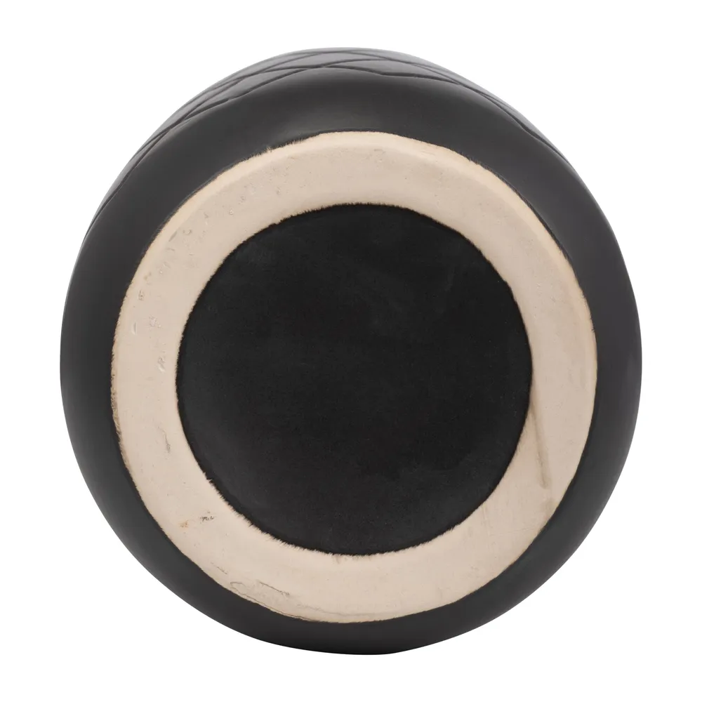 EMMONSFORD BLACK VASE 16 (IN)