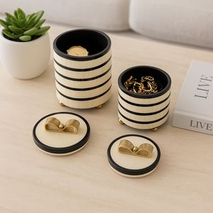 FORRESTMORE SET OF 2 CREAM BOXES 9 (IN) 10