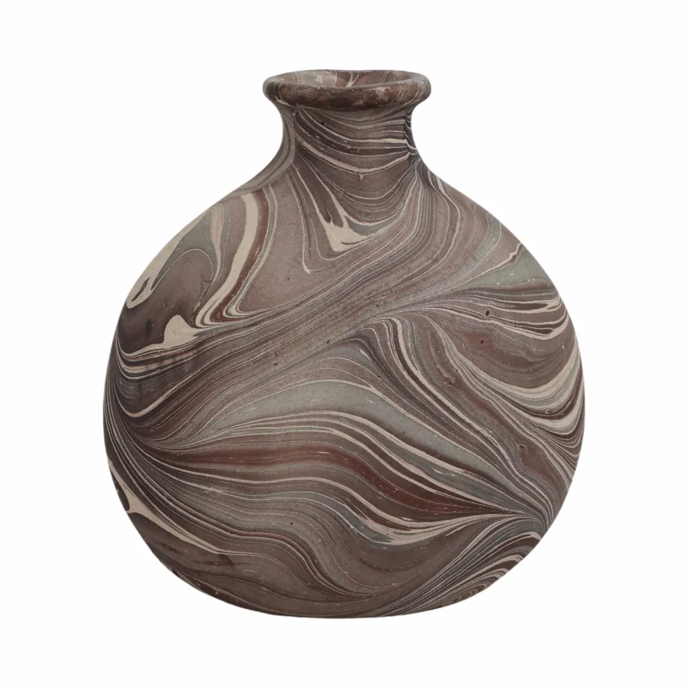 GRANGERSTONE BROWN VASE 14 (IN)