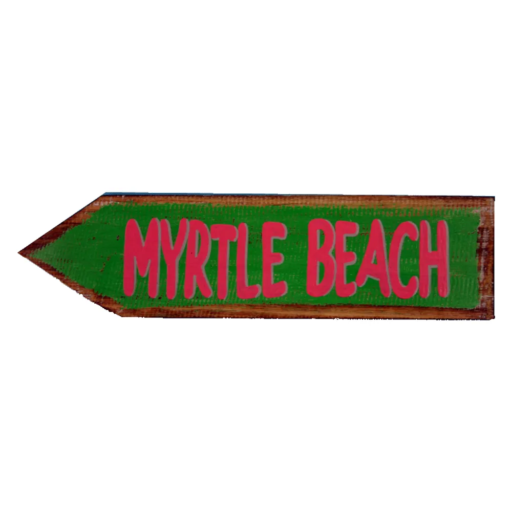 18-1/4" MYRTLE BEACHARROW SIGN