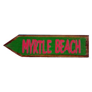 18-1/4" MYRTLE BEACHARROW SIGN 1
