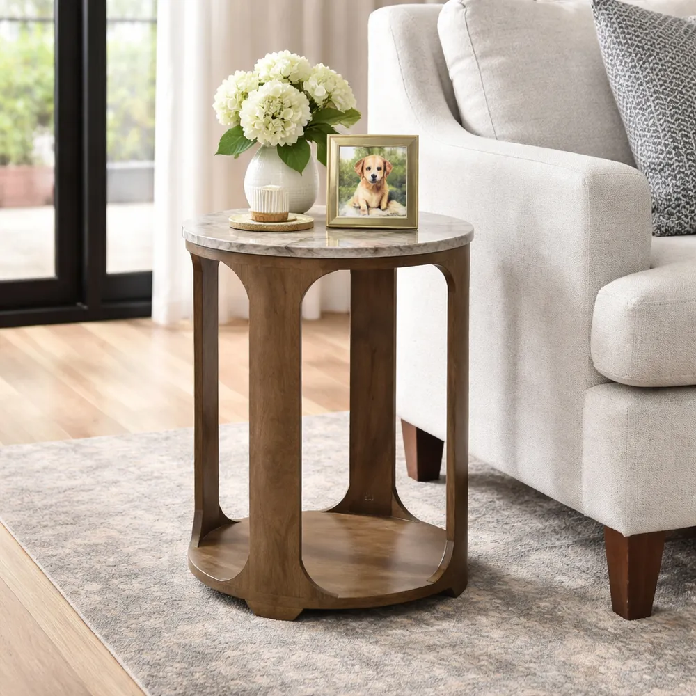 DASHHAVEN BROWN TABLE 23 (IN)
