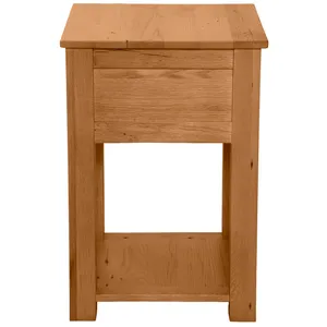 Heritage Oak One Drawer Nightstand 6
