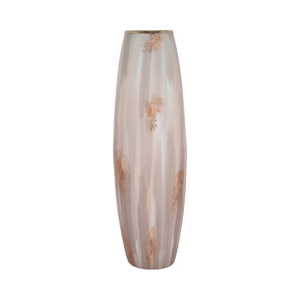 WOODSONCLIFF TAN GLASS VASE 31 (IN)