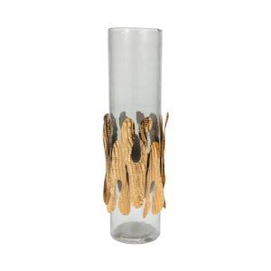 ASHWORTH GRAY CANDLE HOLDER 20 (IN) 4
