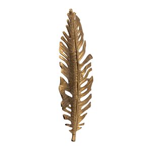 Sago Leaf Dimensional Wall Decor - Antique Gold 8