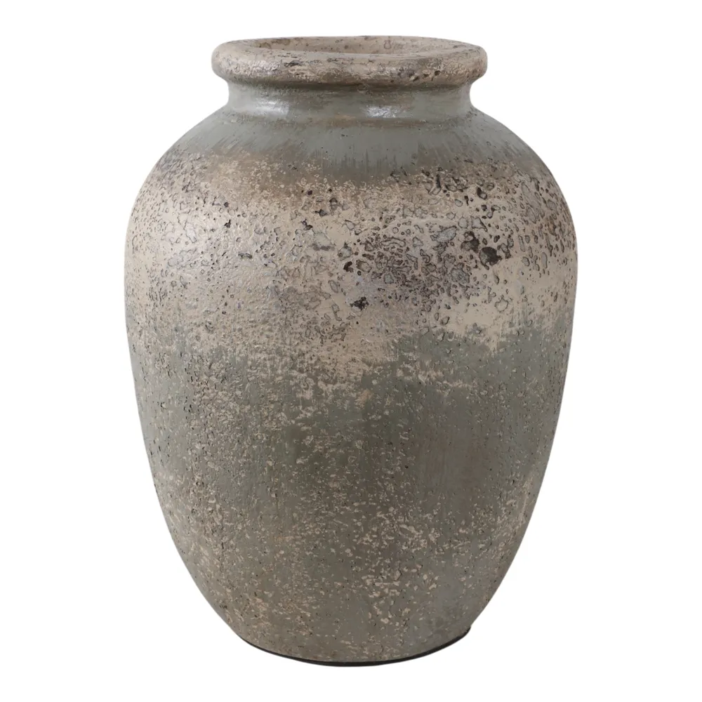 DUNCANRUN IVORY VASE 12 (IN)