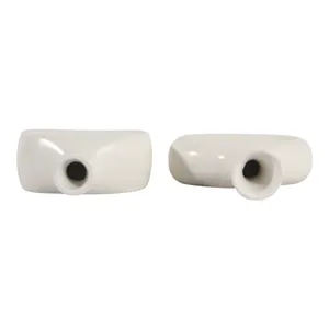 AXELTON SET OF 2 IVORY VASES 7 (IN) 9