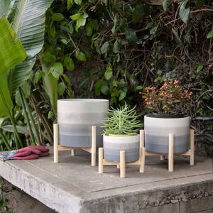 NOLOAK BEIGE PLANTER 14 (IN) 12