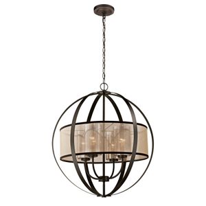 Diffusion 24'' Wide 4-Light Chandelier - Oil Rubbed Bronze 1