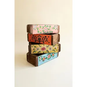 Set of 4 Hand-Painted Brick Molds 3