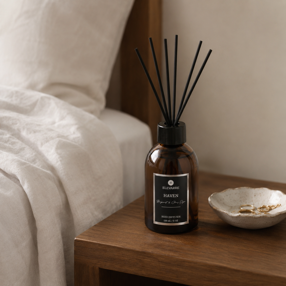 BURTONRUN HAVEN BERGAMONT & CLARY CANDLE 8 (IN)
