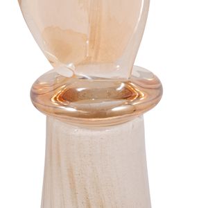 DENTONSHAW IVORY GLASS VASE 23 (IN) 7