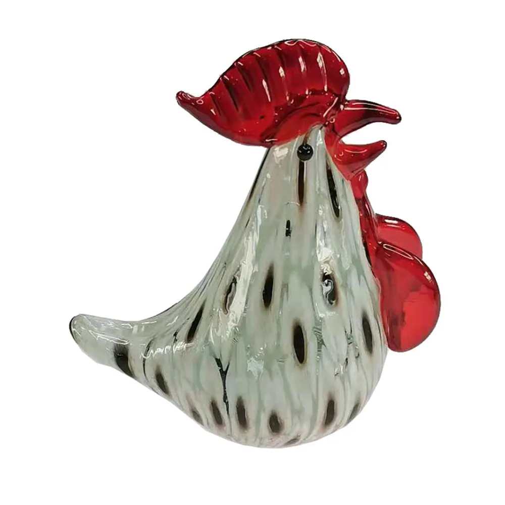 5" GLASS ROOSTER 426G