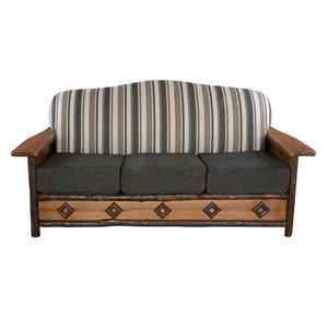 Hickory Diamond Peak Sofa - Customer Material - Seat:  Fabric TBD;   Backrest:  Fabric TBD 5