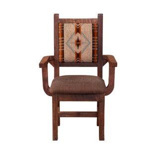 Barnwood Colonial Arm Chair - Customer Fabric