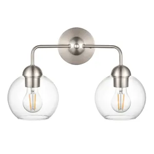 Astoria 15.75″ Wide 2-Light Vanity Light - Brushed Nickel 2