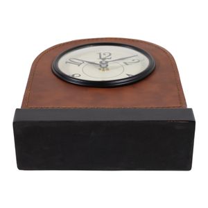 FABIANROSE BROWN CLOCK 9 (IN) 9