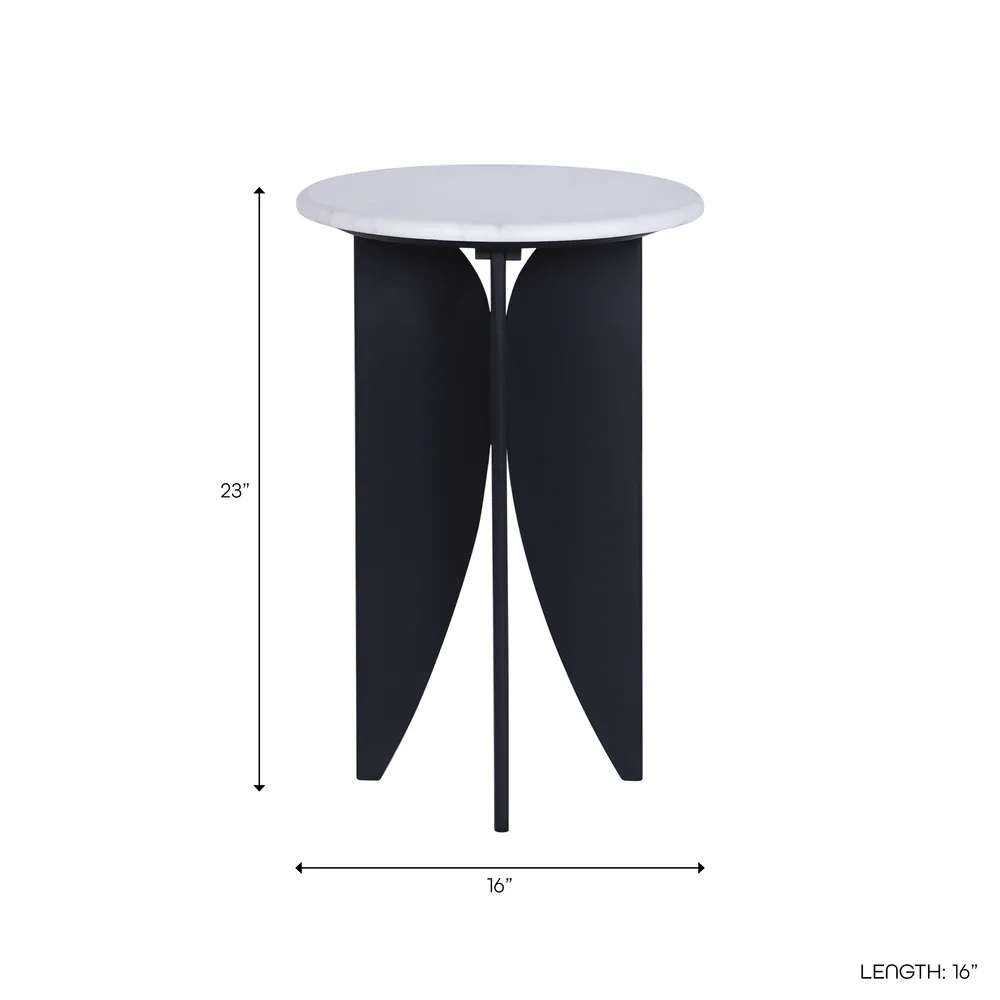 REIDWELL BLACK TABLE 24 (IN)