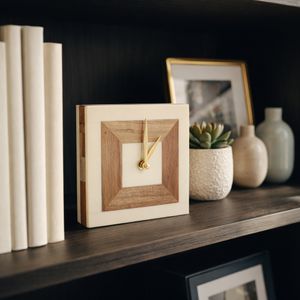HALSEYFIELD IVORY CLOCK 6 (IN) 12