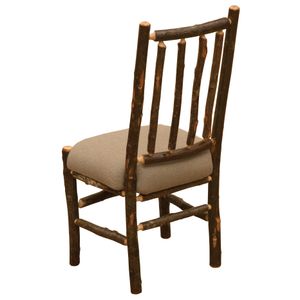 Hickory Bistro Spoke Back Side Chair - Cinnamon Seat 3