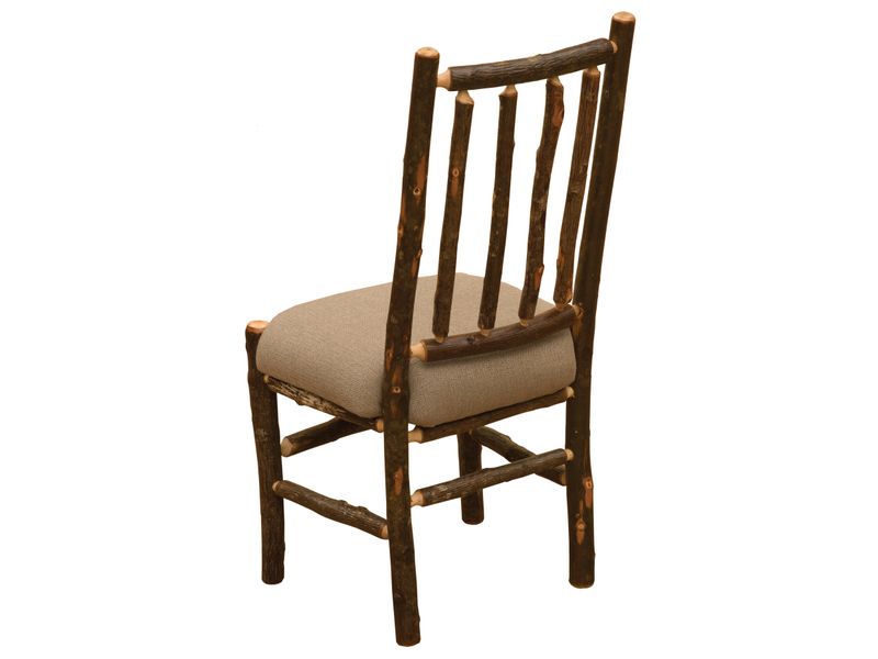 Hickory Bistro Spoke Back Side Chair - Cinnamon Seat 3
