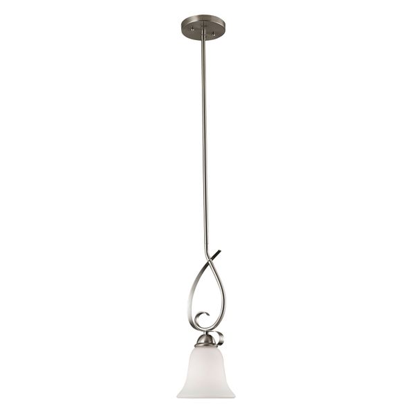 Brighton 6'' Wide 1-Light Mini Pendant - Brushed Nickel