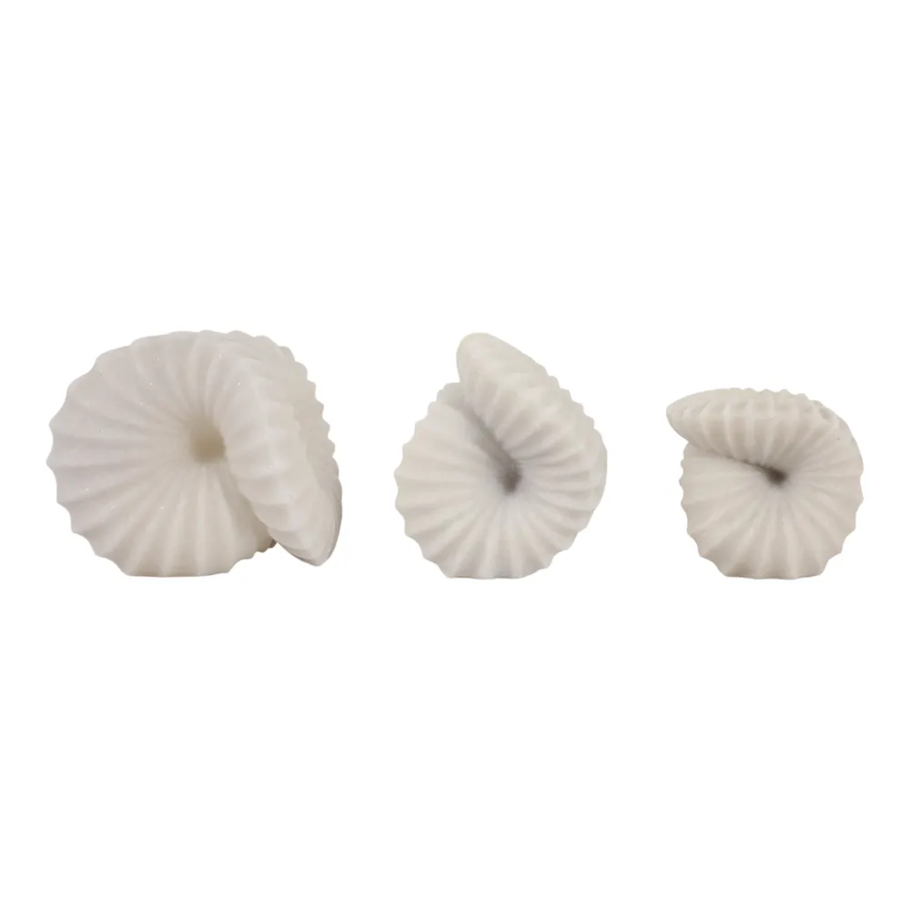 COLEMILL SET OF 3 WHITE DECOR 6 (IN)