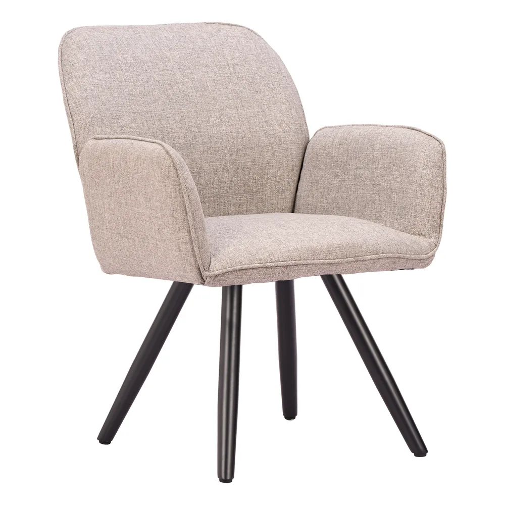 Sieve Swivel Dining Chair Beige