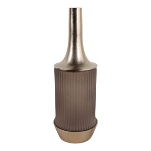 FORDFORD GRAY GLASS VASE 20 (IN) 5
