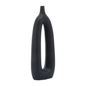 IVOBAY BLACK VASE 15 (IN) 4