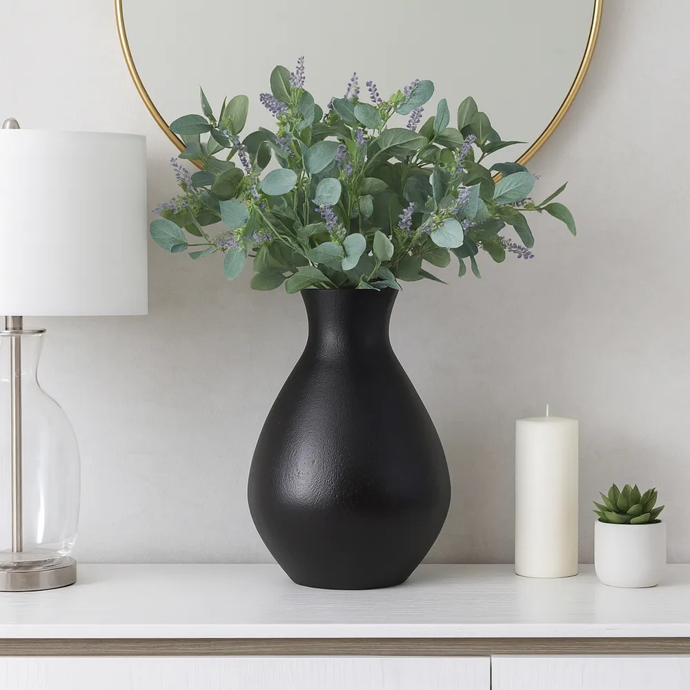 ETHANWIND BLACK VASE 19 (IN)