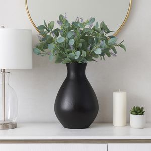 ETHANWIND BLACK VASE 19 (IN) 11