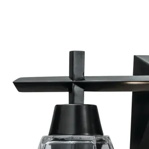 Arctic 12.4'' Wide 2-Light Vanity Light - Acid Dipped Black 3