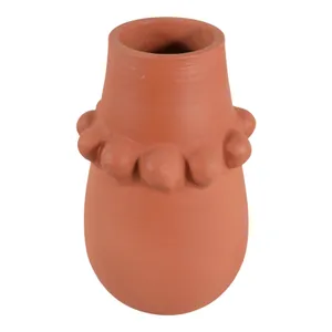 DUNBARWOOD RED VASE 13 (IN) 5