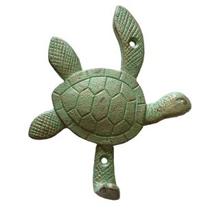 5-3/4" VERDIGRIS SEATURTLE HOOK 1