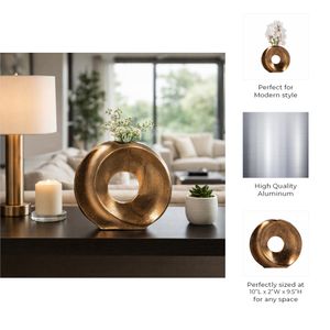 ELMONTSTONE BRONZE VASE 10 (IN) 10
