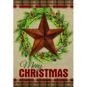 Barn Star Garden Flag 12in by 18in 1