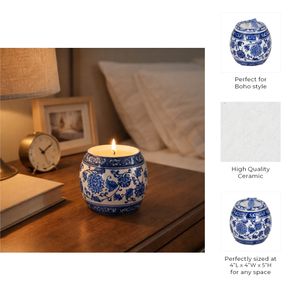STORMLAND BLUE CANDLE 5 (IN) 10