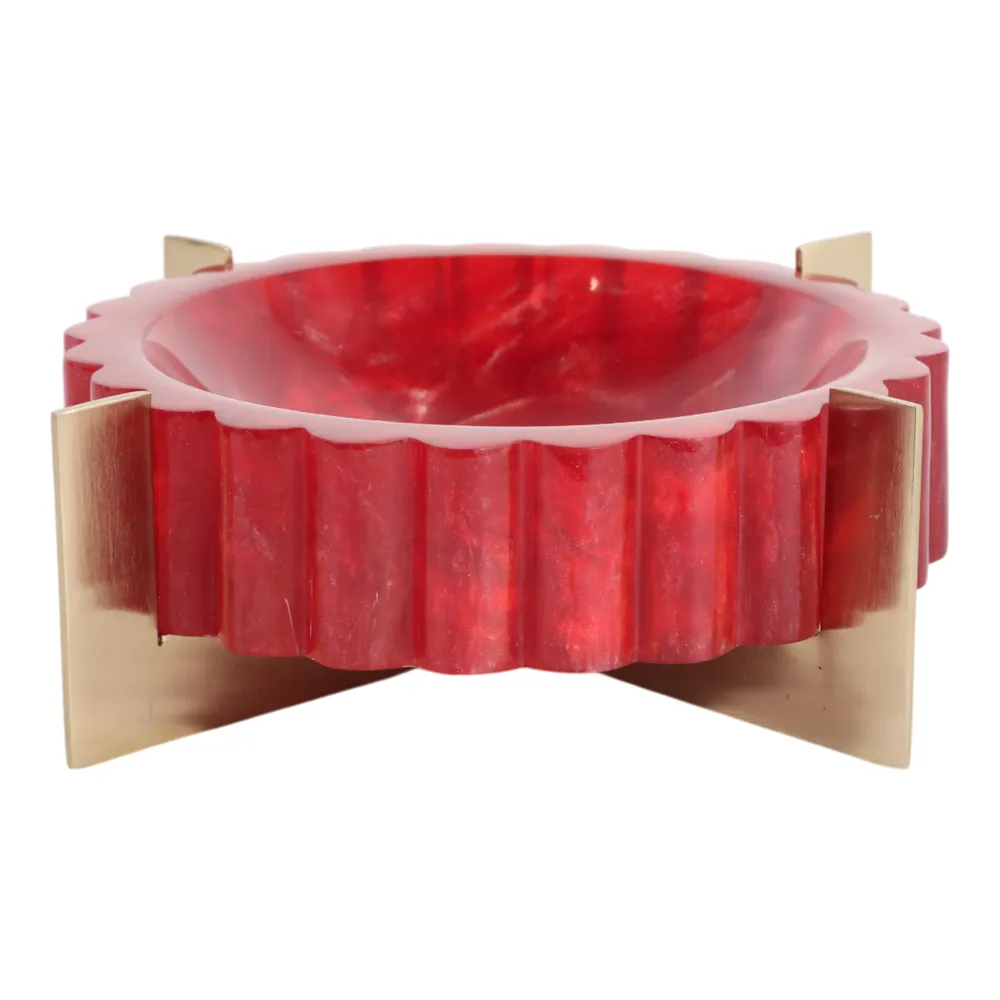 BUFORDMORE RED BOWL 3 (IN)