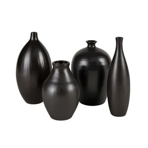 Faye Vase - Tall Black 2